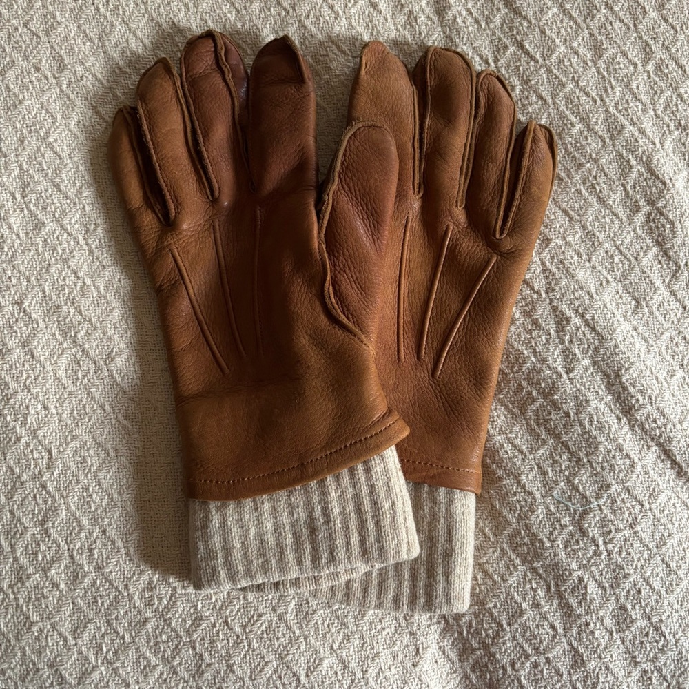 Genuine Deerskin Leather Women's Medium Gloves With Lining
